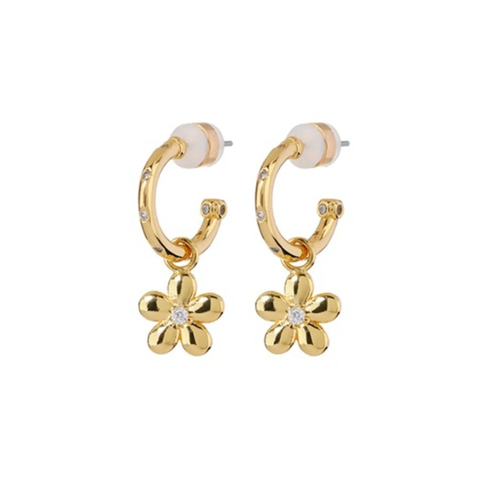 DIAMONTE DAISY HOOPS LUV AJ brand